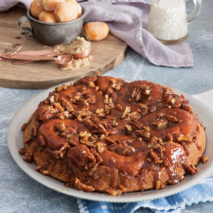 Upside Down Doughnut Cake
