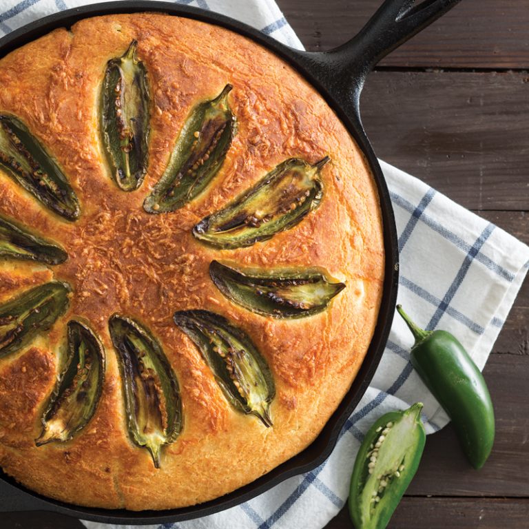Jalapeño and Goat Cheese Cornbread
