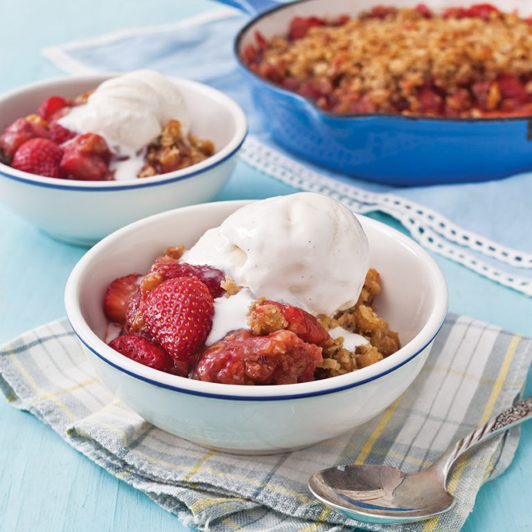 Strawberry Double-Decker Crisp