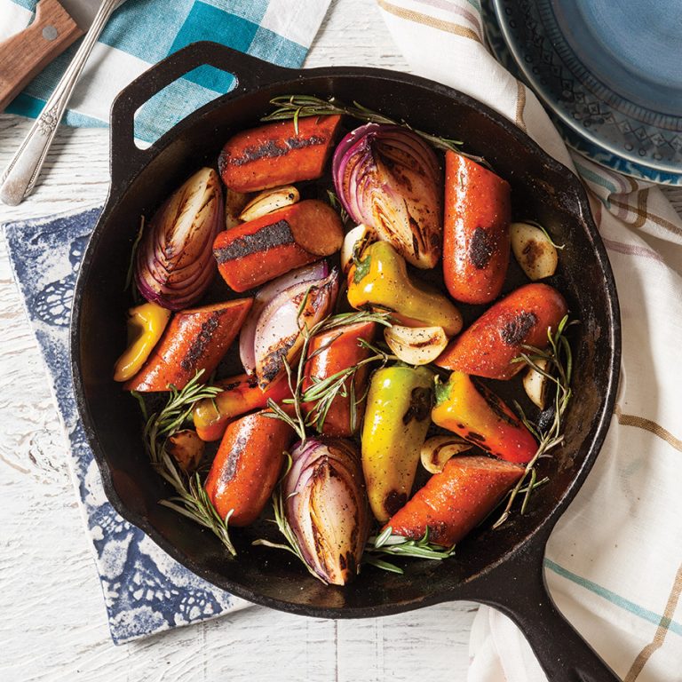 Chicken Sausage with Peppers and Onions