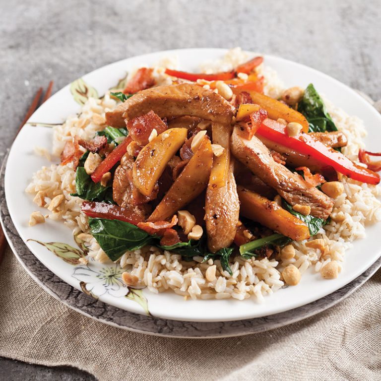 Stir-Fried Chicken and Turnips