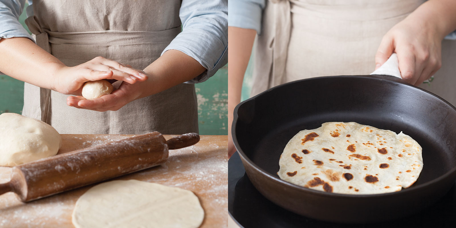 Buttermilk-Bacon Fat Tortillas