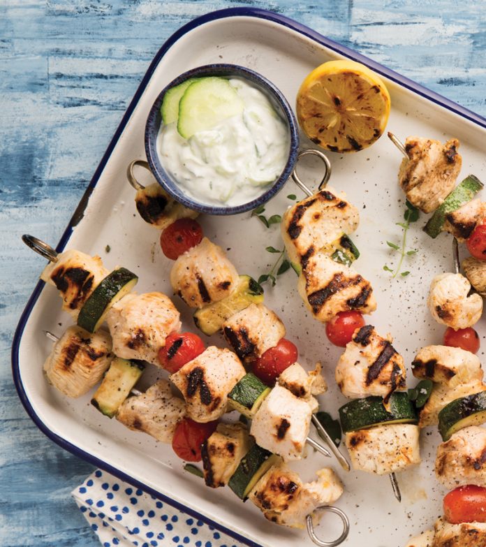 Greek Chicken Kabobs