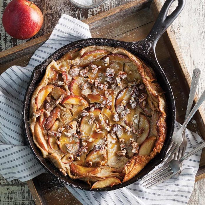 Apple Pecan Dutch Baby