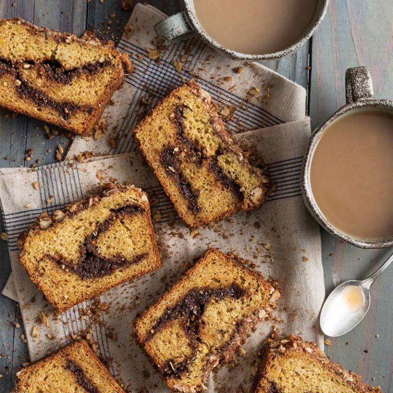 Chocoalte Chia Streusel Bread Swirled