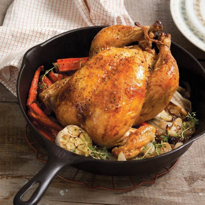 Skillet Roasted Chicken
