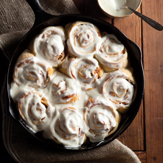 Apple Butter Cinnamon Rolls