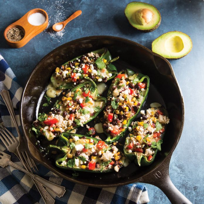 Stuffed Pablano Peppers