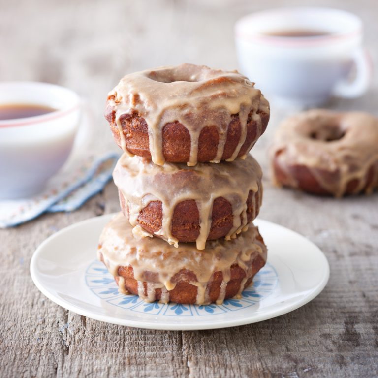 Espresso-Glazed Doughnuts