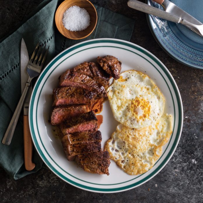 Skillet Steak and Fried Eggs