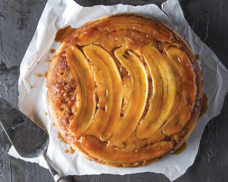 Bananas Foster Upside-Down Cake