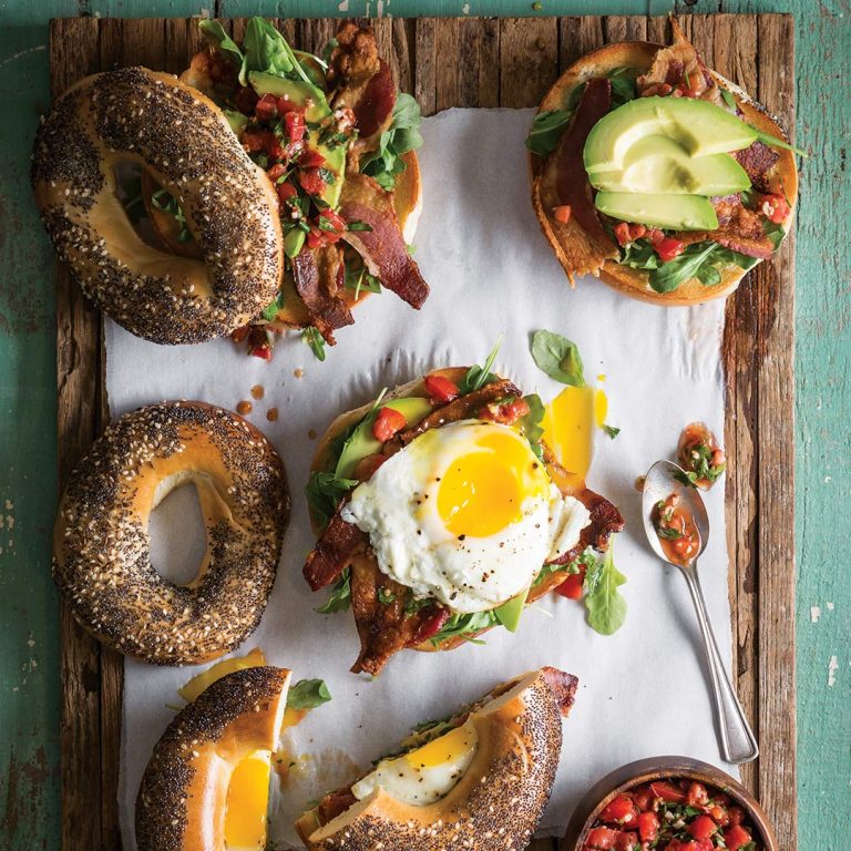 Breakfast BLTs with Charred Tomato Relish