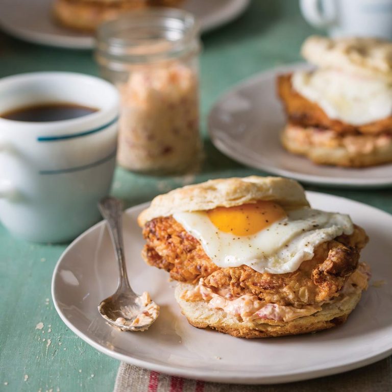 Fried Chicken Biscuit Sandwiches