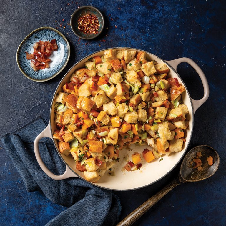 Butternut Squash Sourdough Dressing