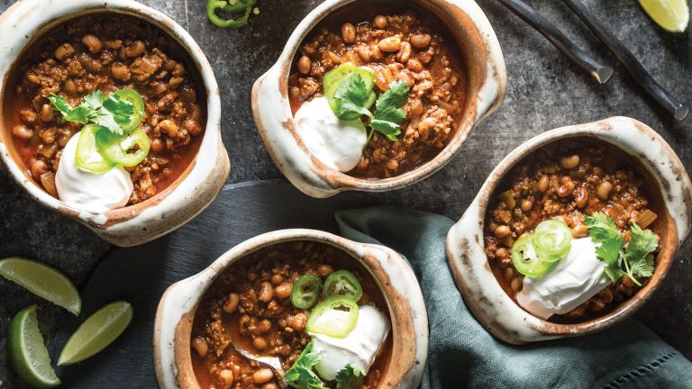 Beef and Black-Eyed Pea Chili