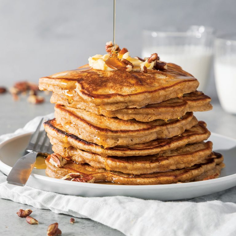 Sweet Potato-Pecan Pancakes