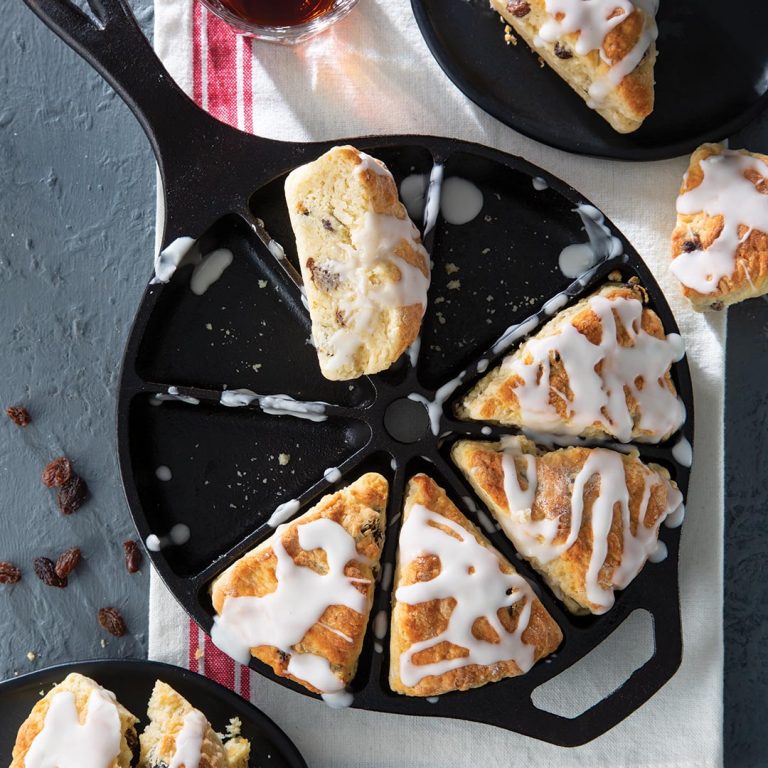 Rum-Raisin Scones