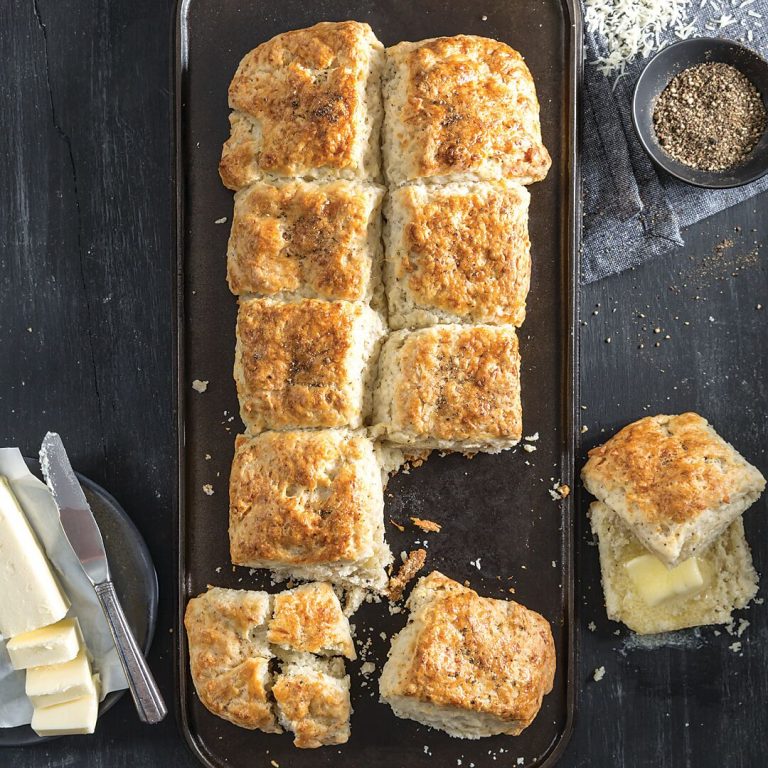 Parmesan Black Pepper Biscuits