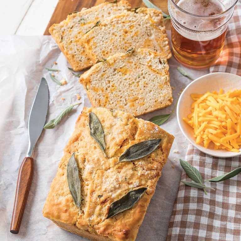 Cheddar and Sage Beer Bread