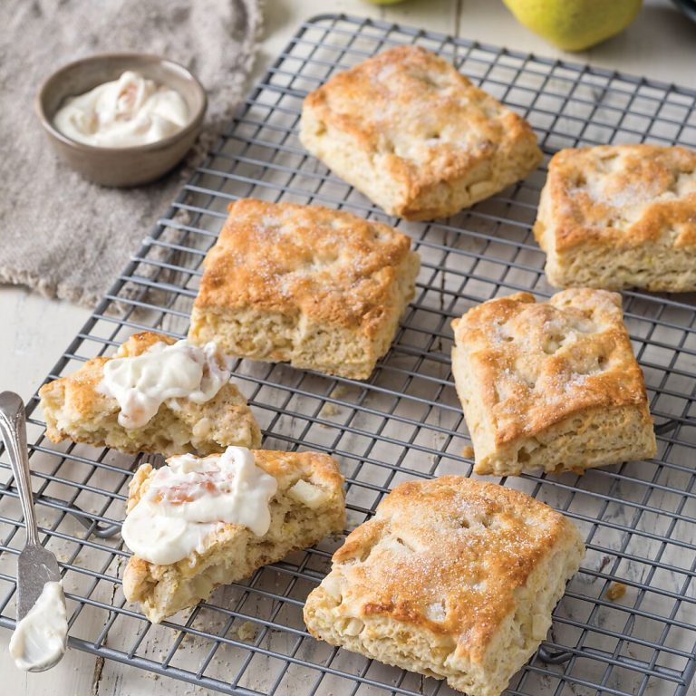 Pear-Ginger Biscuits