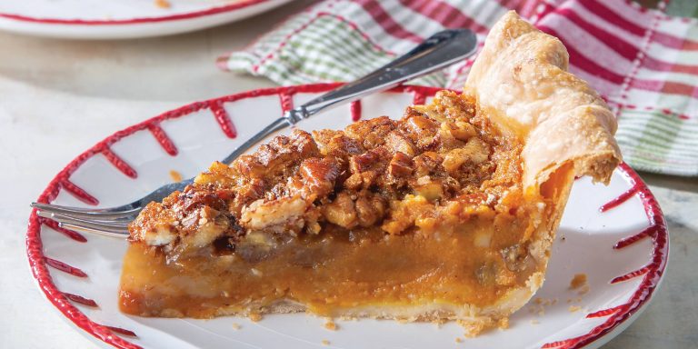 Pumpkin-Pecan Pie