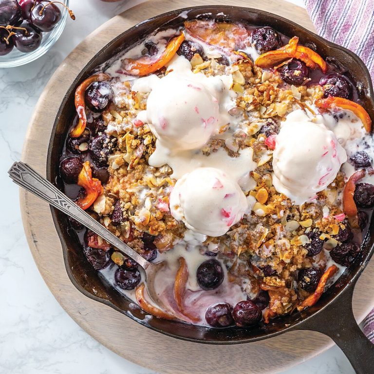 Peach-Cherry Crisp