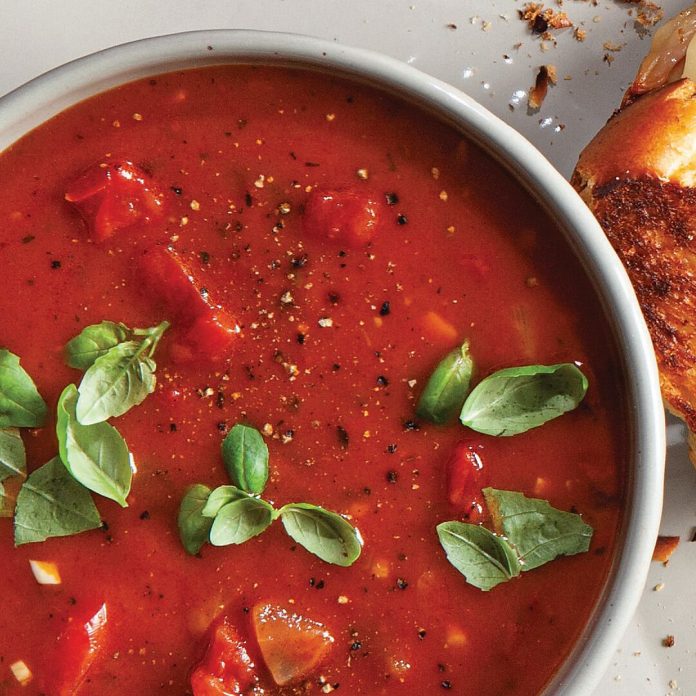 Chunky Fire-Roasted Tomato Soup