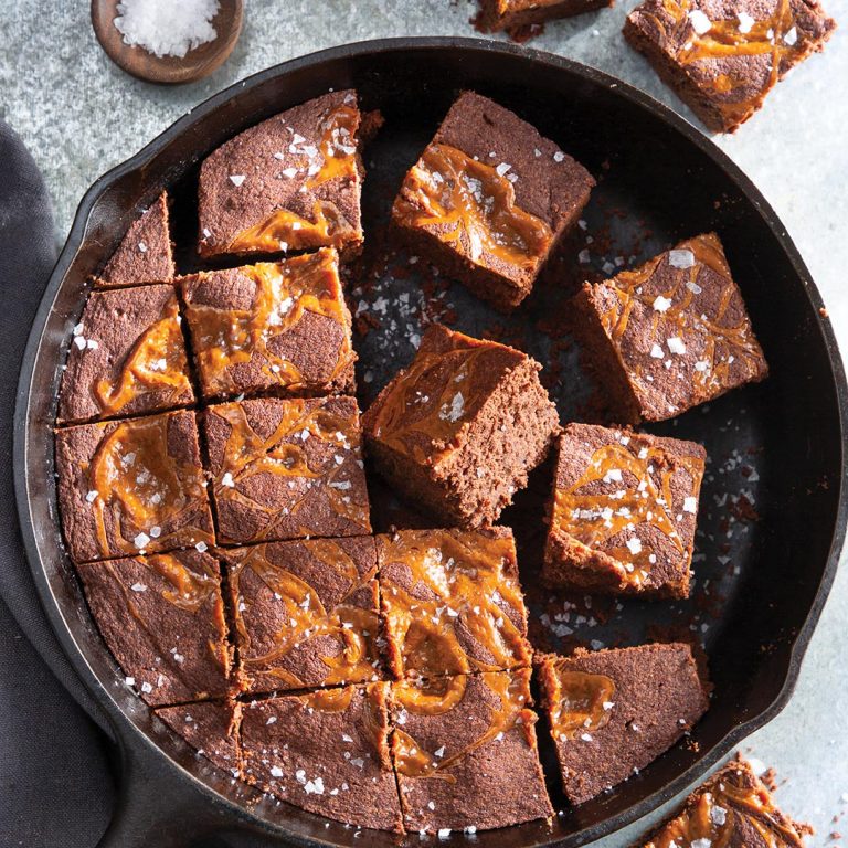 Salted Dulce de Leche Brownies