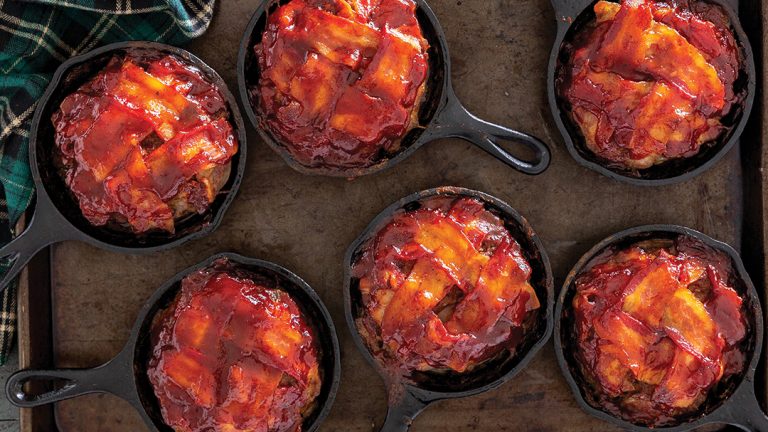 Bacon Barbecue Meat Loaves