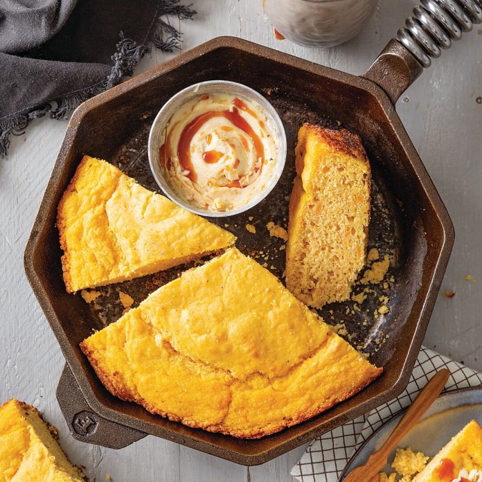 Spicy Sweet Potato Cornbread