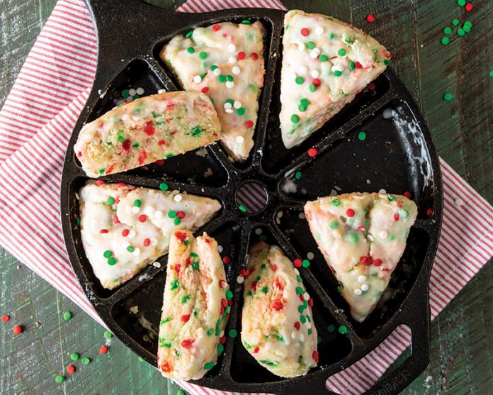 Festive Sprinkle Scones