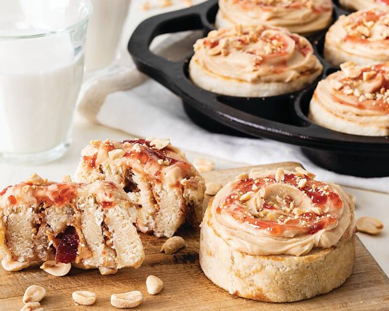 PB&J Biscuit Roll-Ups