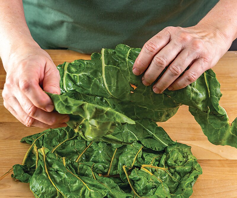 Prepping Winter Greens