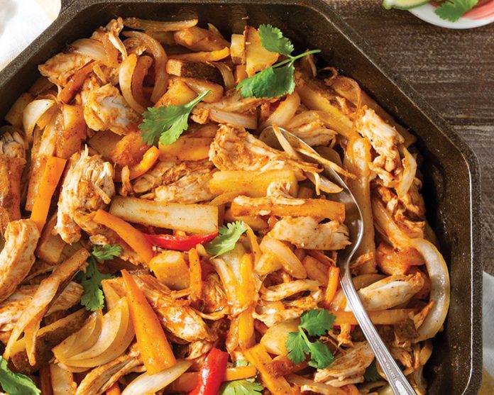 Chicken and Pepper Hash