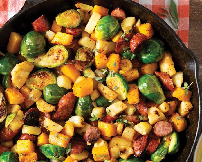 Sausage and Root Vegetable Hash