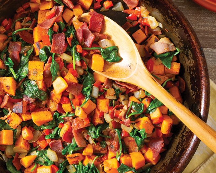 Sweet Potato and Country Ham Hash