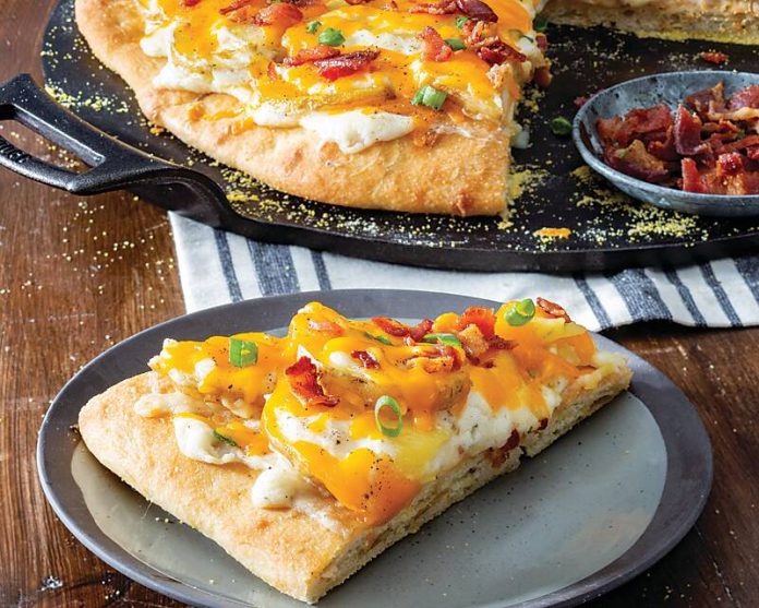 Loaded Baked Potato Pizza
