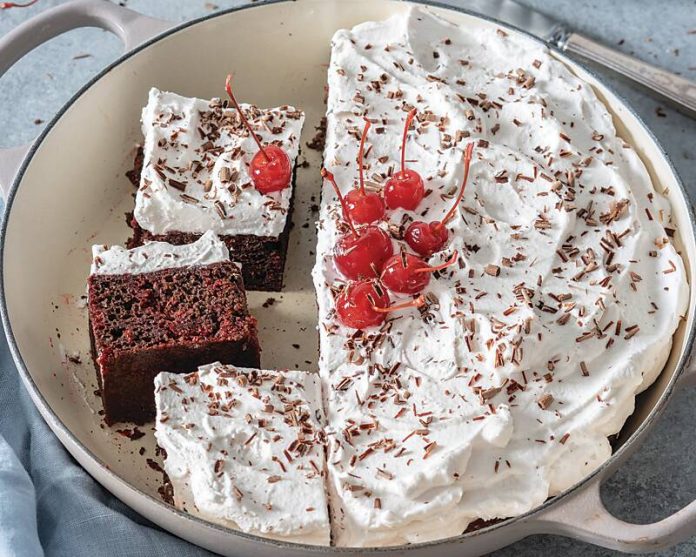 Chocolate-Cherry Poke Cake