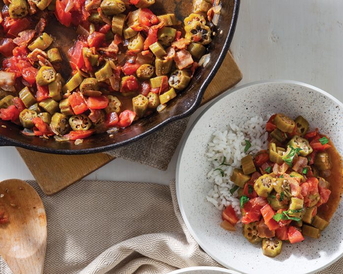 Stewed Okra and Tomatoes