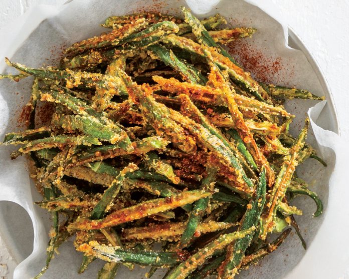 Shoestring Fried Okra