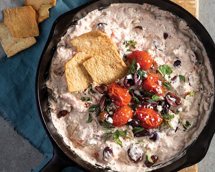 Baked Greek Fondue
