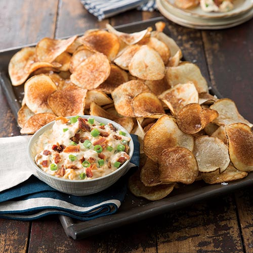 potato chips and dip