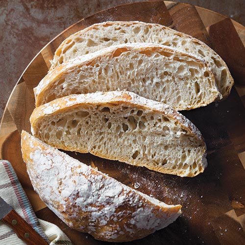 sliced no kneed bread