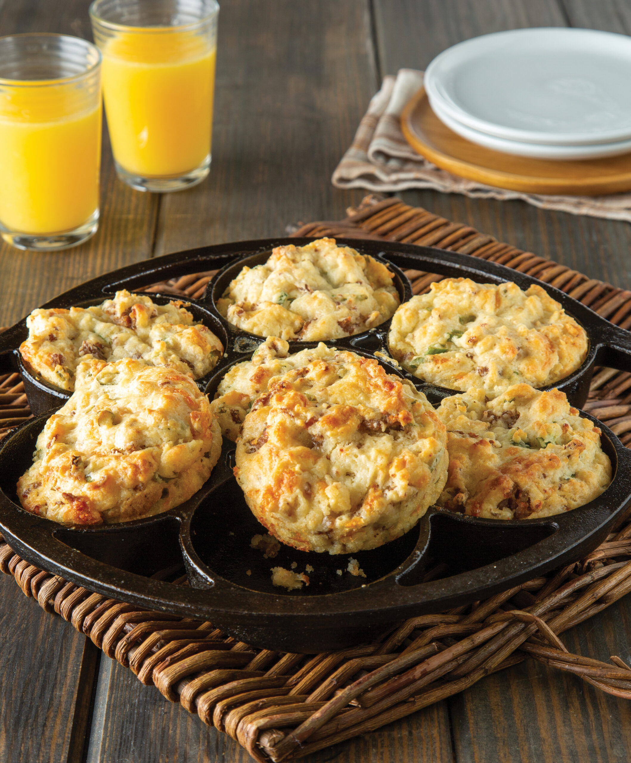 Sausage and Green Onion Muffins