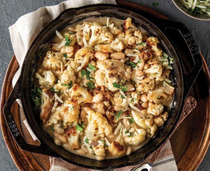 Brown Butter Cauliflower Piccata