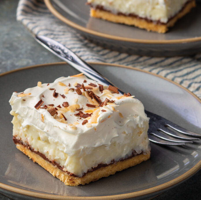 Black-Bottom Coconut Cream Bars