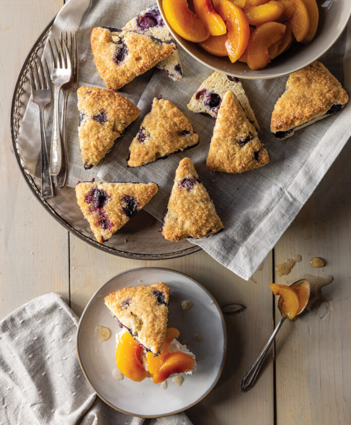 2022_12_21__0022 Blueberry Shortcakes with Macerated Peaches