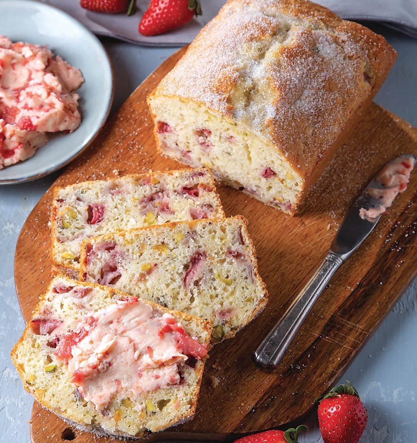 Strawberry-Pistachio Bread