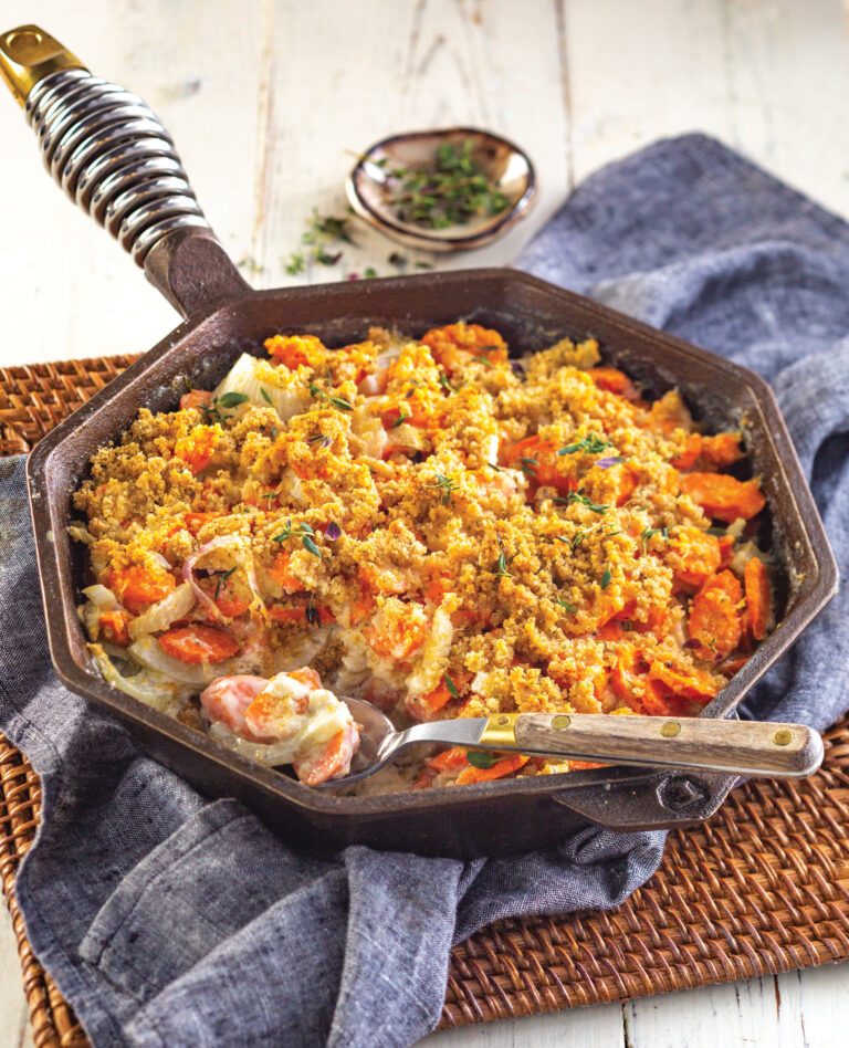 Carrot and Fennel Gratin