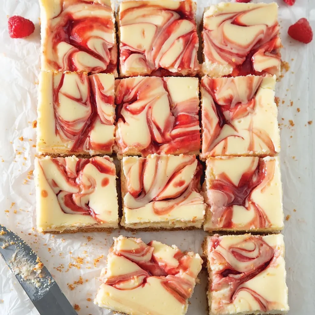 https://southerncastiron.com/raspberry-swirl-cheesecake-bars/